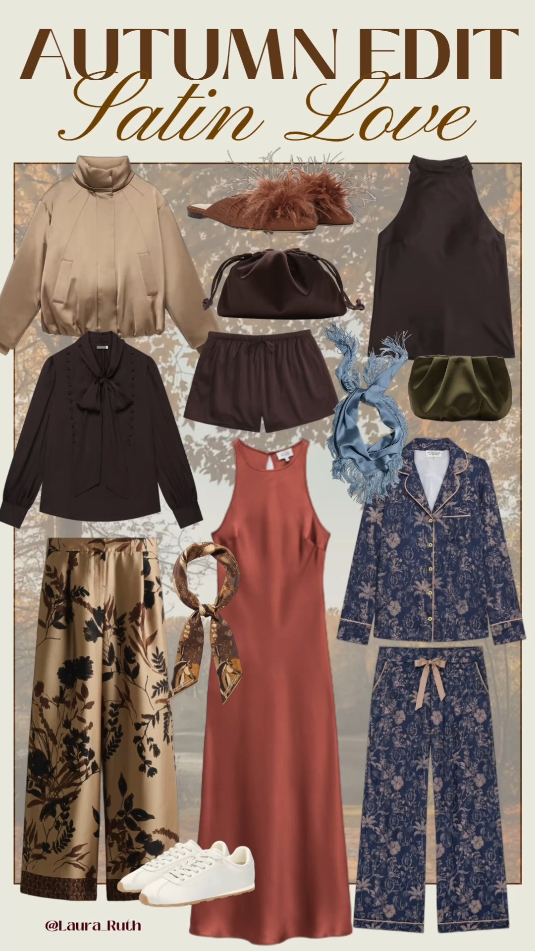 It's Satin Season and an absolute Autumn Must Have 🤎🍂 From silky blouses and bias-cut dresses to statement skirts and cosy Pj's, satin adds that effortless luxe feel to your autumn wardrobe. I’m loving rich chocolate, warm neutrals, soft florals and a touch of rust this season. fall fashion hauls, fall dresses, date night outfits,

#LTKuk #LTKautumn #LTKdatenight