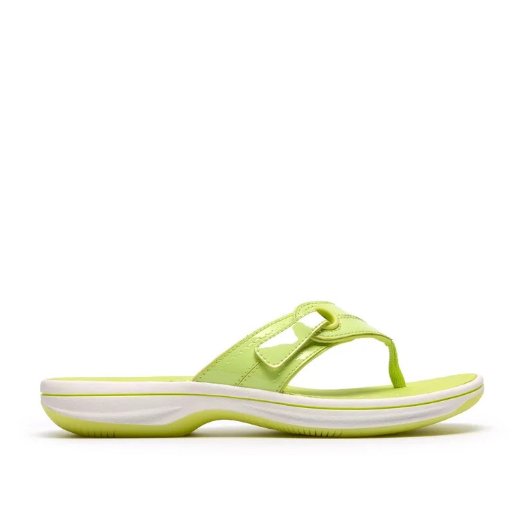 Clarks Breeze Reyna Synthetic - Womens Open Toe Flip Flops | Walmart (US)