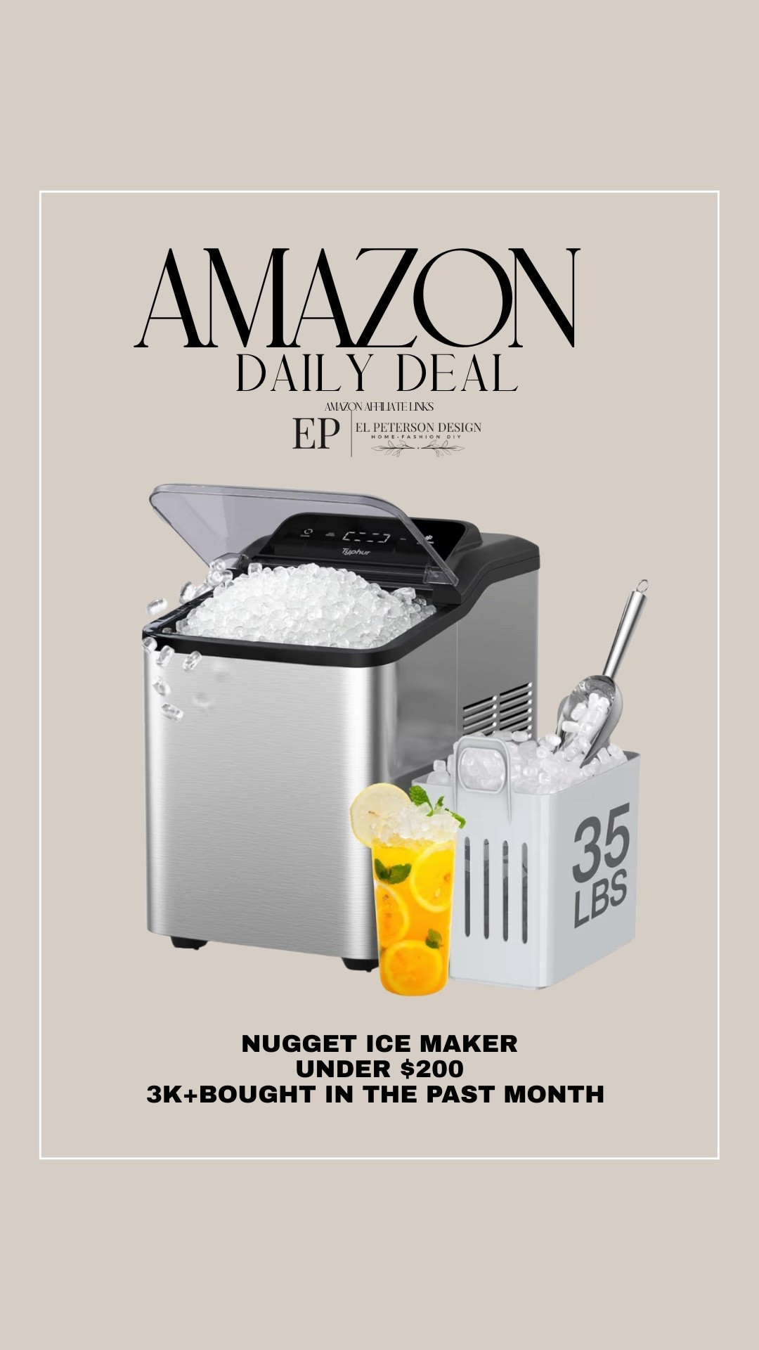 Amazon 
Daily deals
Nugget ice maker 

#LTKSaleAlert #LTKHome