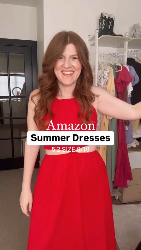 Amazon dresses for summer. So many cute ones! 

Summer dress. Vacation dress. White dress. 

#LTKMidsize #LTKSaleAlert #LTKFindsUnder50