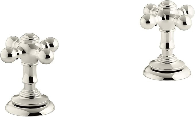 KOHLER 98068-3-SN Artifacts Bathroom Sink Handles, Vibrant Polished Nickel | Amazon (US)