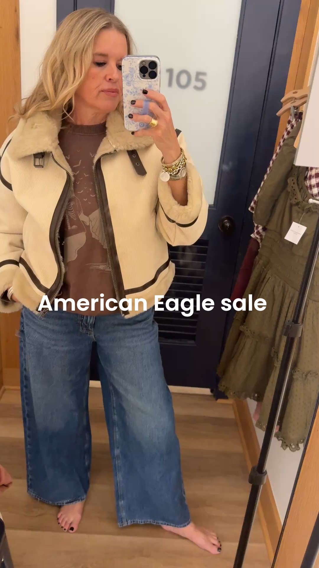 🚨Sale American Eagle
30% off sale

These pieces are so cute

Wide legs denim jeans fit tts 

The cutest super soft Corduroy jacket with leather trim and Sherpa  fits tts

The cutest Halloween sweatshirt 
Super soft and fits tts 
If you love fall and Halloween this is so cute


#LTKFallSale #LTKSaleAlert #LTKFindsUnder50