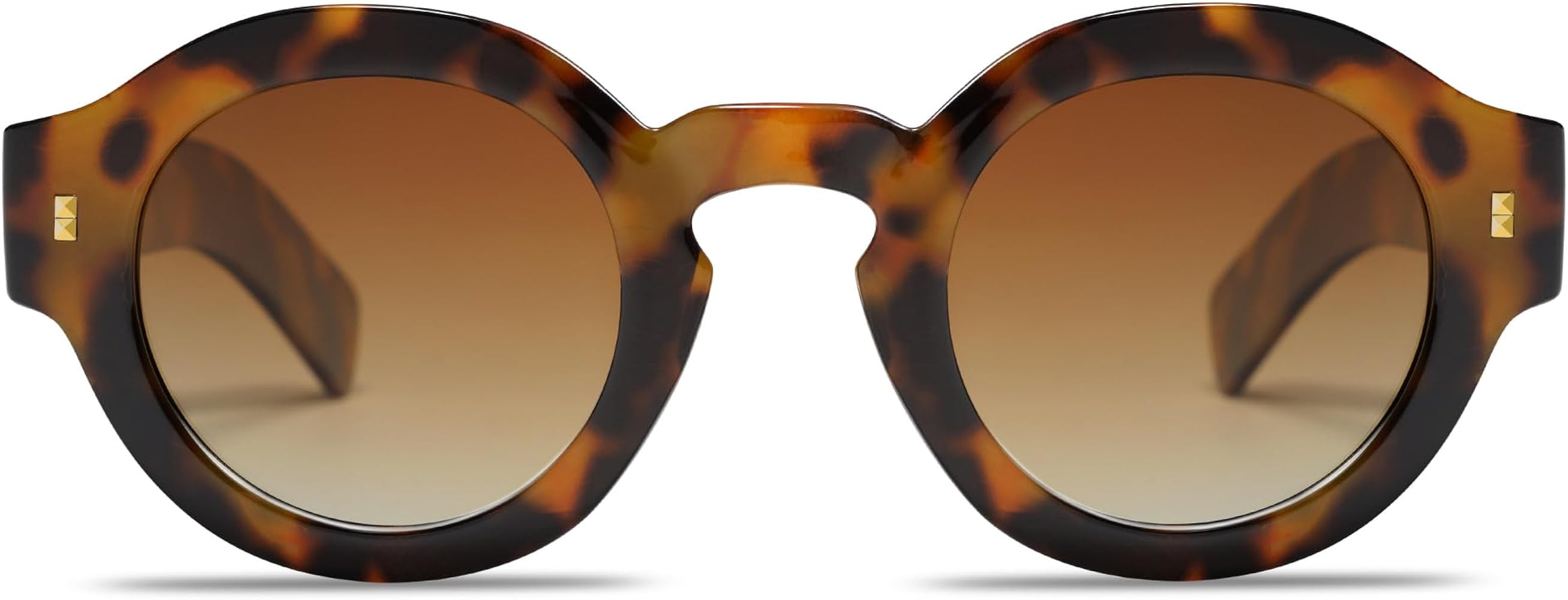 VANLINKER Vintage Round Polarized Sunglasses for Women Men Trendy Shades Retro Circle Sun Glasses... | Amazon (US)