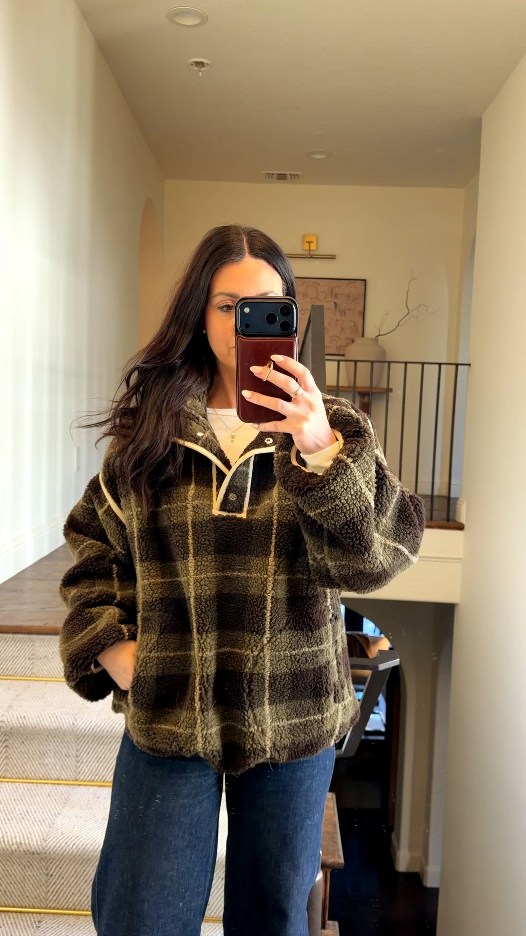Love this plaid fleece! Wearing a medium, comes in multiple colors! Under $50! 

#LTKSeasonal #LTKmomlife #LTKOver40