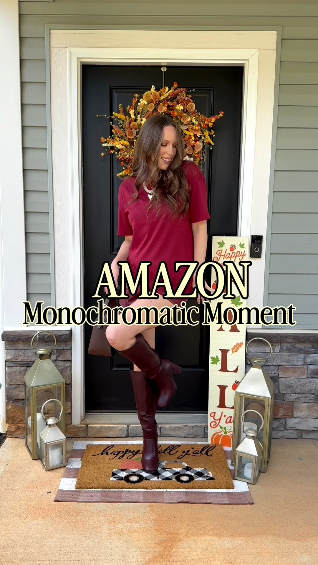 Fall outfit idea 🤎🍂

Monochromatic outfit, burgundy fashion, leather shorts, burgundy shirt, knee high boots, Amazon fashion, fall outfit idea

#LTKgrwm #LTKootd