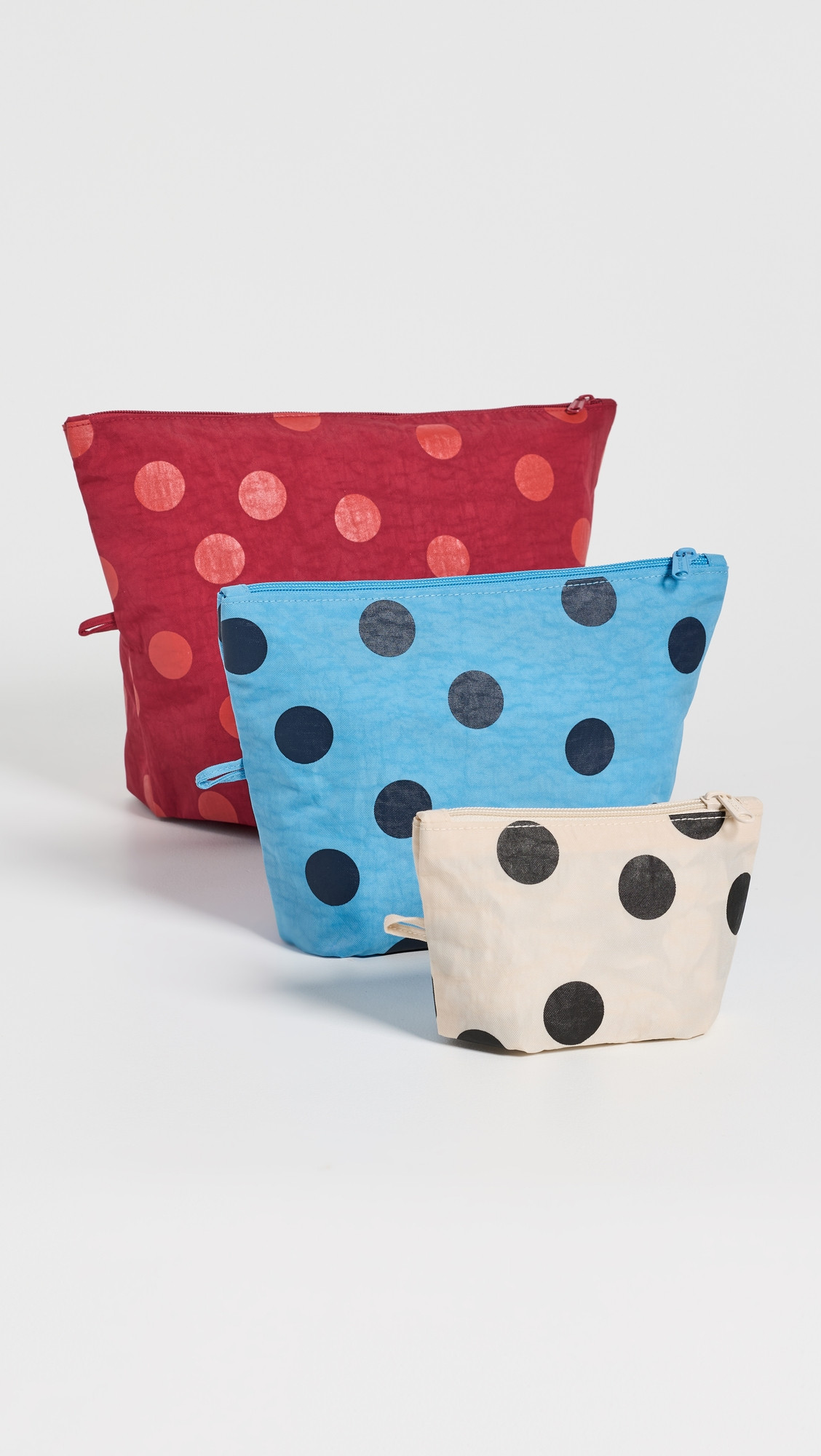 BAGGU Go Pouch Set Polka Dot Mix One Size | Shopbop