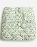 Limited-edition quilted button-front mini skirt in Liberty® fabric | J.Crew US
