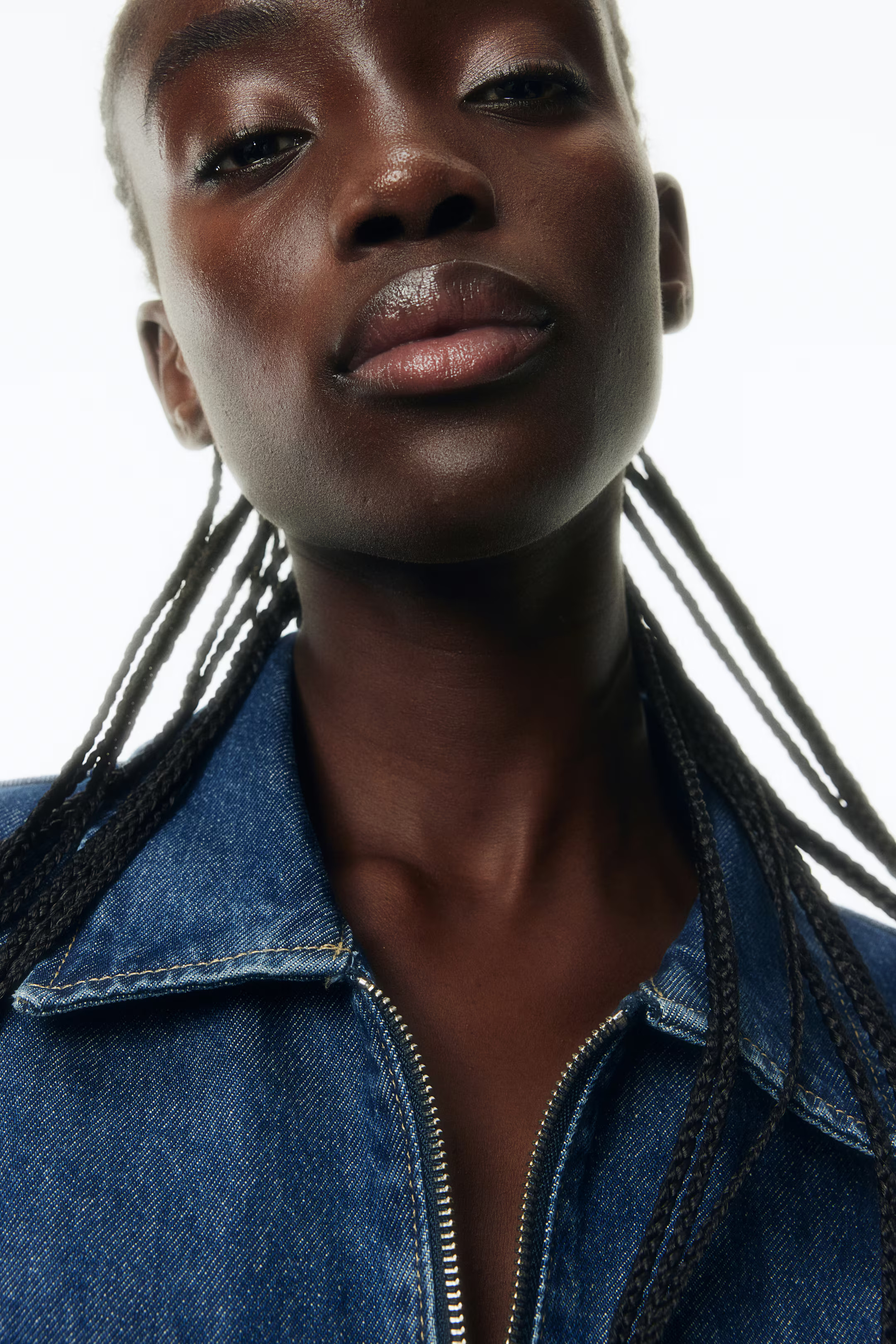 Denim jacket - Dark denim blue - Ladies | H&M GB | H&M (UK, MY, IN, SG, PH, TW, HK)