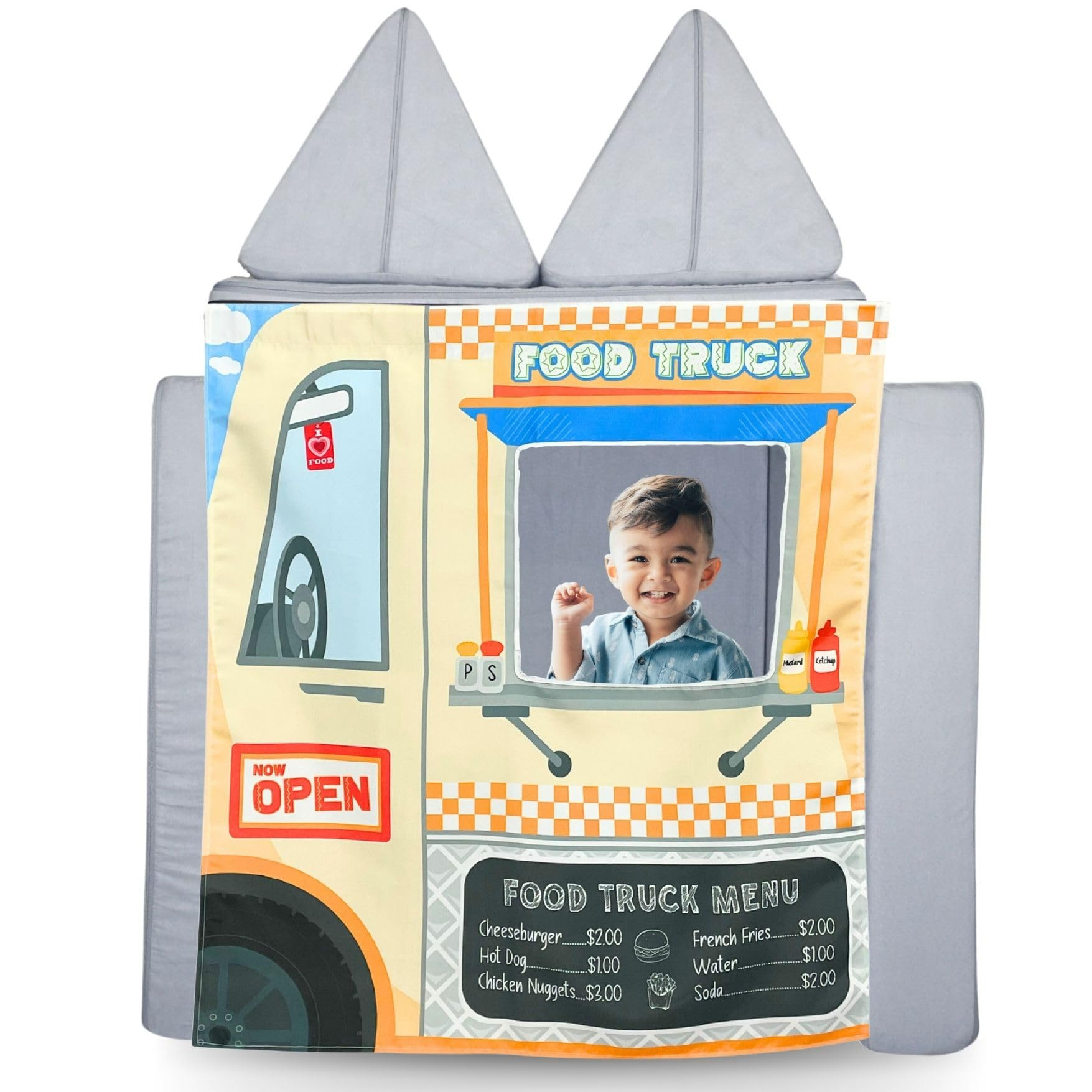 Couch Swag Play Panel for Childrens Foam Sofa Kids Couch (Food Truck) | Amazon (US)