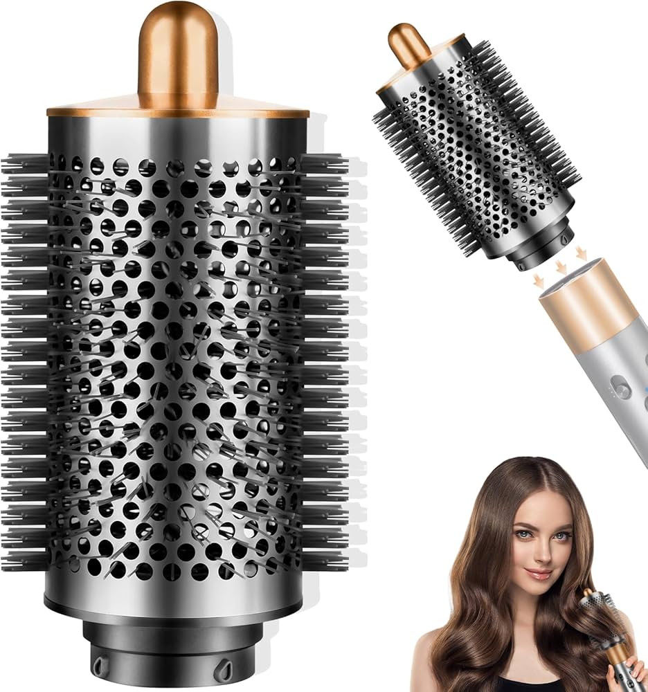 Upgraded Large Round Volumizing Brush for Dyson Airwrap Attachments Bigger Oval Round Brush Volum... | Amazon (US)