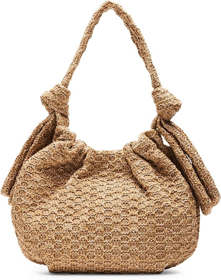 Steve Madden Bpalm Knotted Tote, Natural Raffia | Amazon (US)