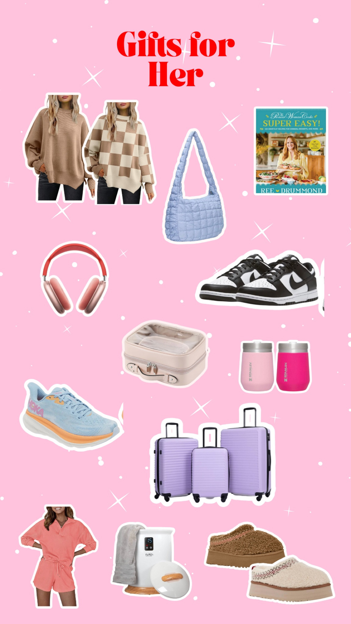 Gift for all the ladies in your life! Whether they’re a homebody, fitness lover, or travel lover there’s gifts for everyone 💗

#LTKGiftGuide #LTKHoliday