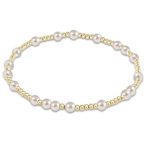 enewton Hope Unwritten 4mm Bead Bracelet - Pearl | Smith's of Dublin