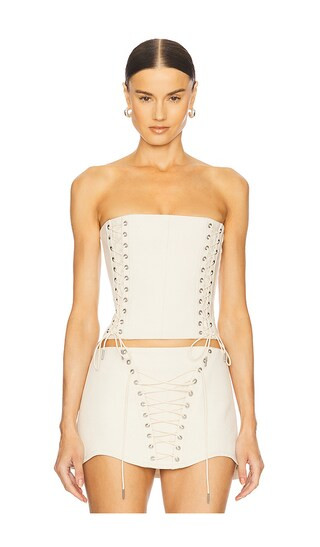 Madonna Corset in Ivory | Revolve Clothing (Global)