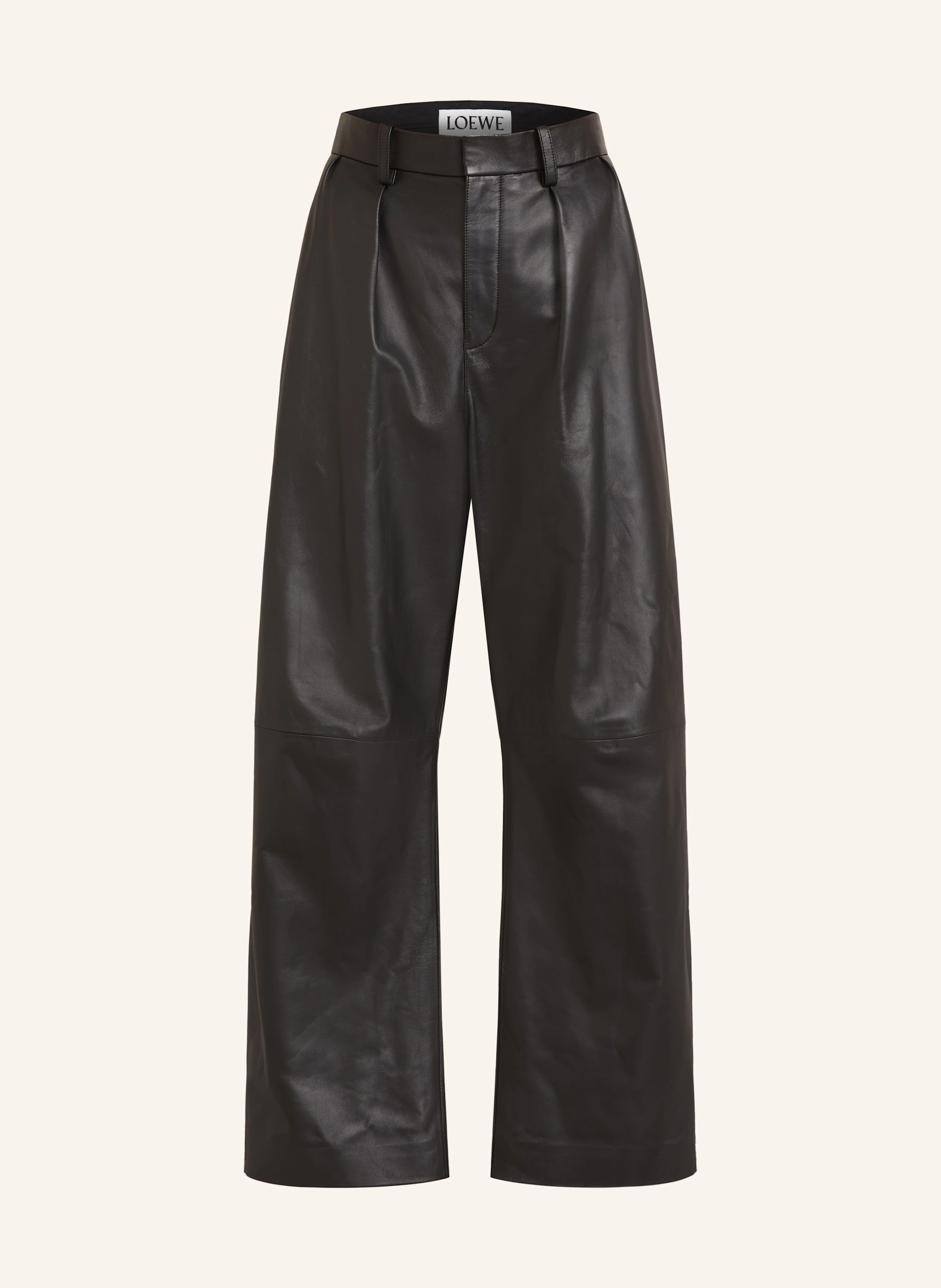 LOEWE Lederhose in schwarz | Breuninger (DACH)