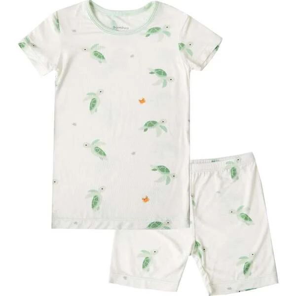 Short Sleeve Pajama Set, Turtle | Maisonette