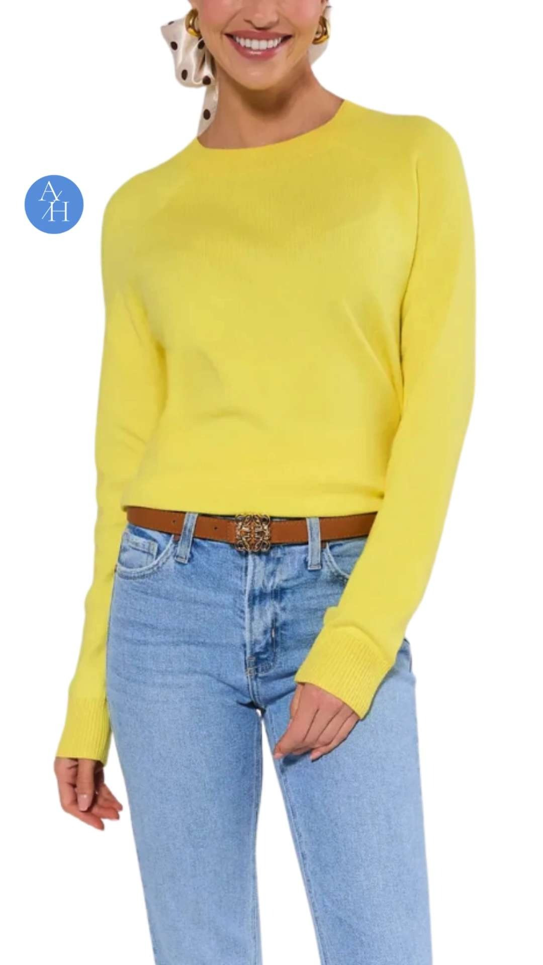 I didn’t expect to love this yellow sweater as much as I do. The lightweight knit and relaxed fit make it so comfortable, but it still looks put together with jeans and flats. 

 #LTKootd #LTKOver40