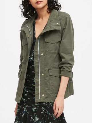 Petite Classic Utility Jacket | Banana Republic (US)
