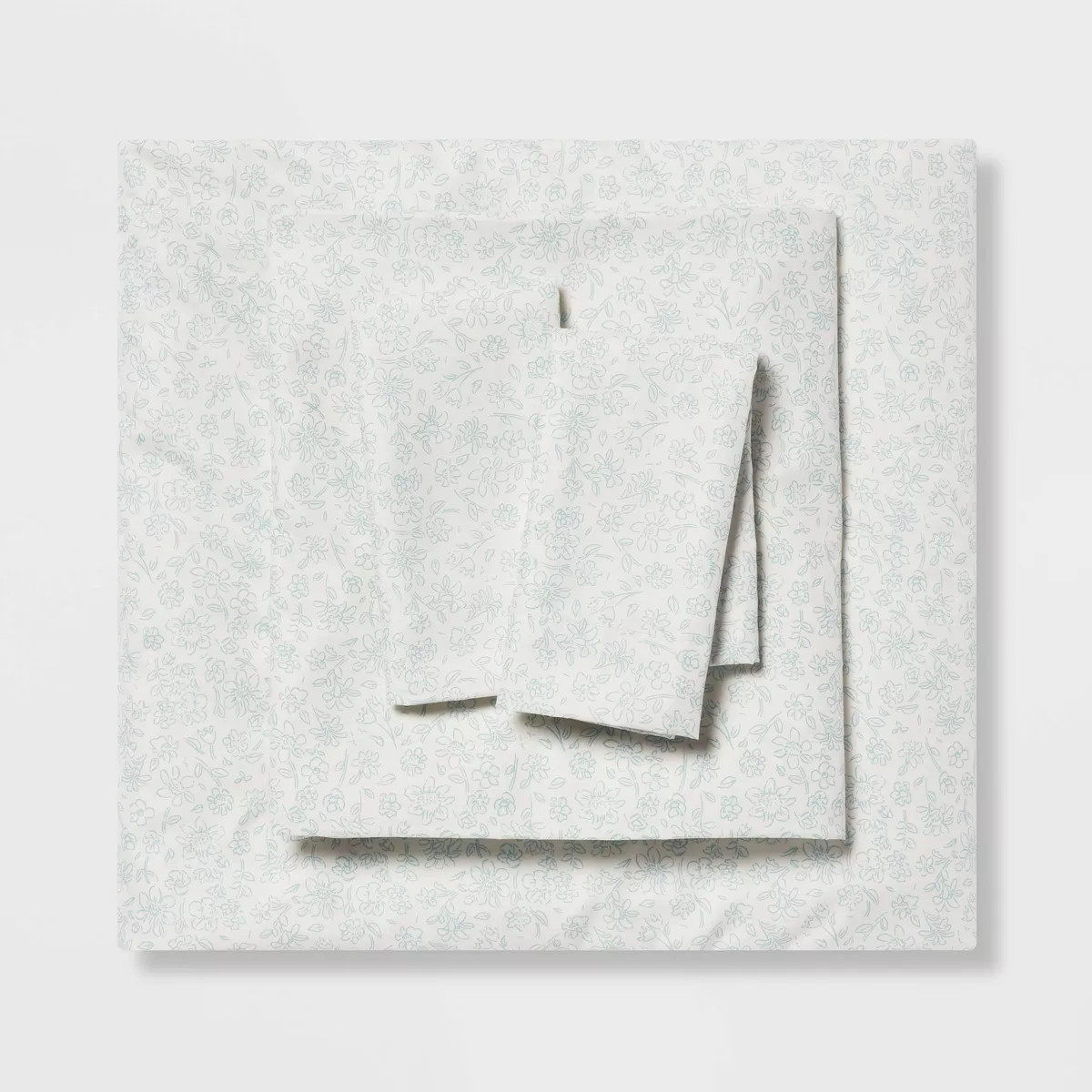 Full Microfiber Sheet Set Green Stripe - Room Essentials™ | Target