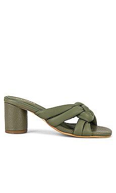 Kaanas Bekasi Nautical Knot Leather Heel in Olive from Revolve.com | Revolve Clothing (Global)