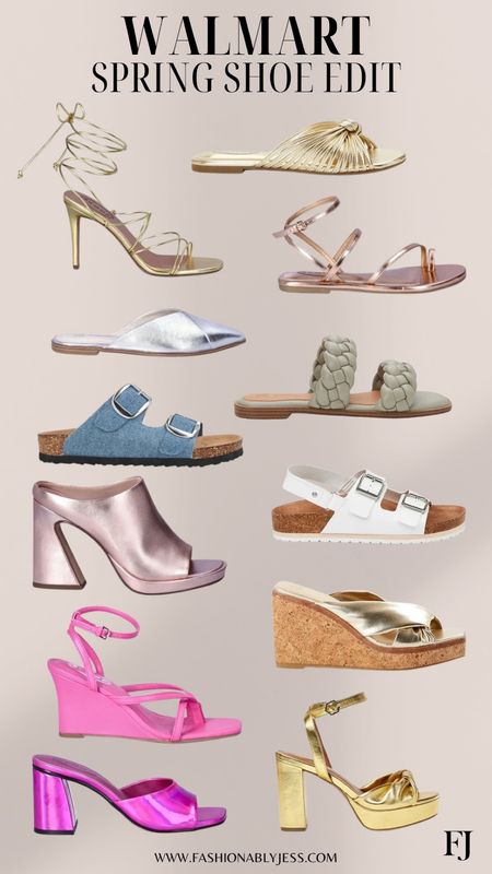 So many cute shoes now available at Walmart! Cute with any spring outfit or vacation outfit !!! 

#LTKshoecrush #LTKstyletip #LTKfindsunder50