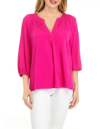 Women's 3/4 Sleeve Peasant Top | Belk