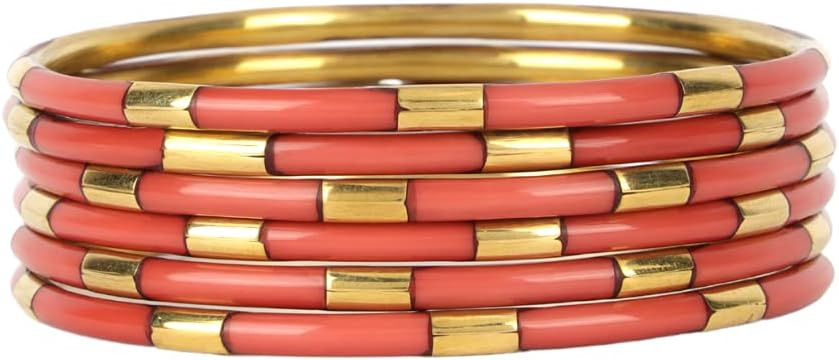 BuDhaGirl Veda Bracelets - Set of 6 | Amazon (US)