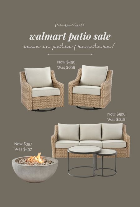 The best Walmart patio set is on sale and will sell out! There’s a reason why this set has gone viral, the quality is great, as well as the price.

#LTKsalealert #LTKSeasonal #LTKhome