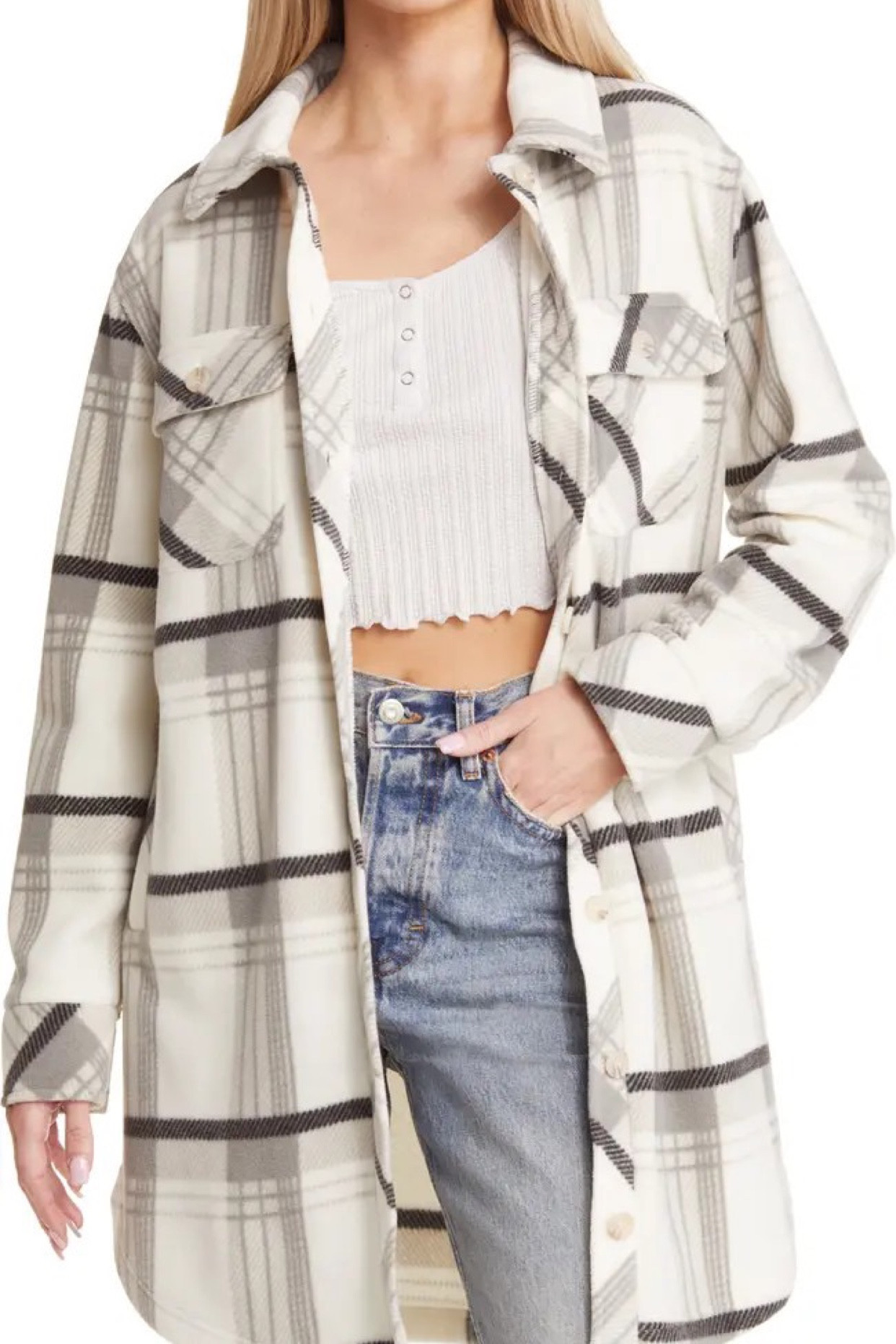 If your wish list items sold out online, be sure to check in store for some of the top picks like this shacket! I saw multiple size and color options in my local Nordstrom store this morning  

#LTKxNSale #LTKsalealert #LTKunder50