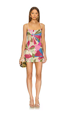 Cult Gaia Bebe Dress in Floral Rosette from Revolve.com | Revolve Clothing (Global)