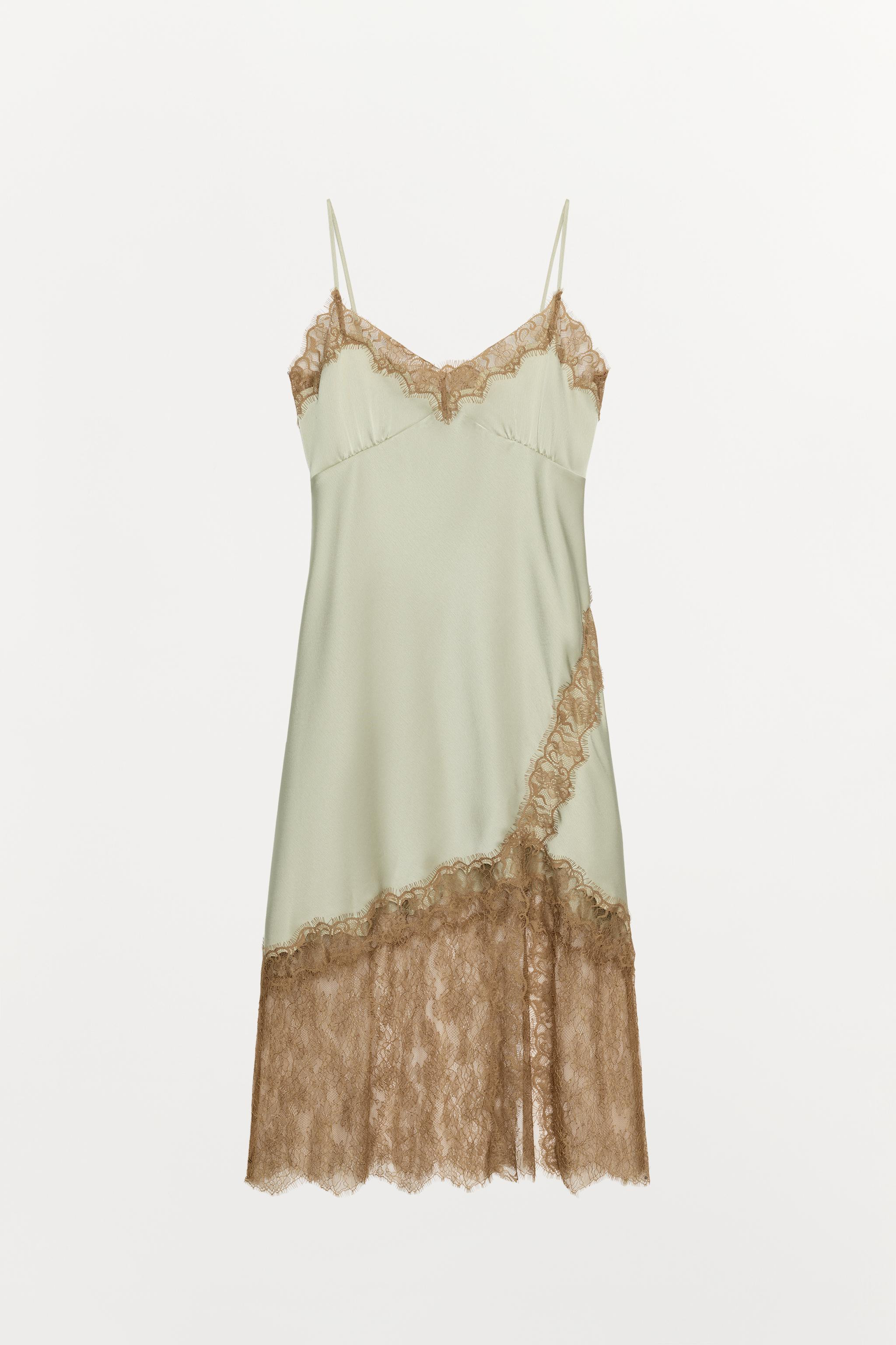 ZW COLLECTION LACE SLIP DRESS | Zara US