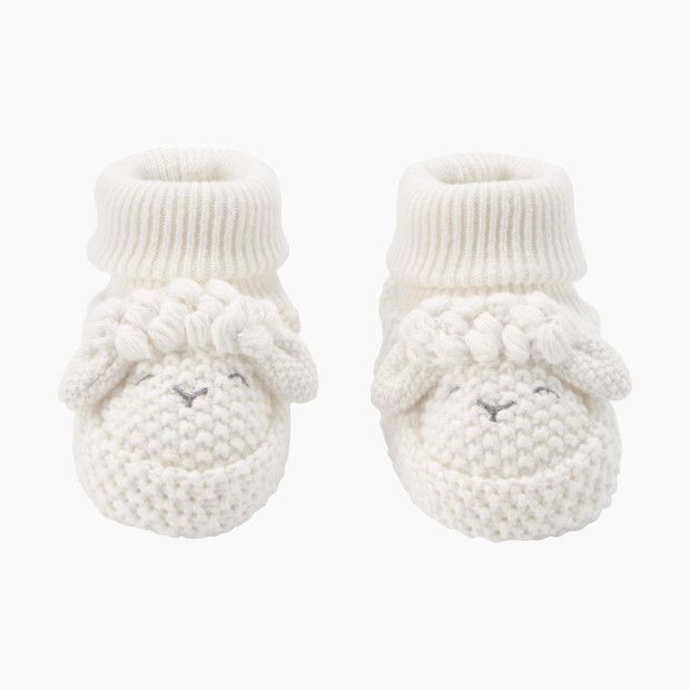 Lamb Crochet Booties | Babylist
