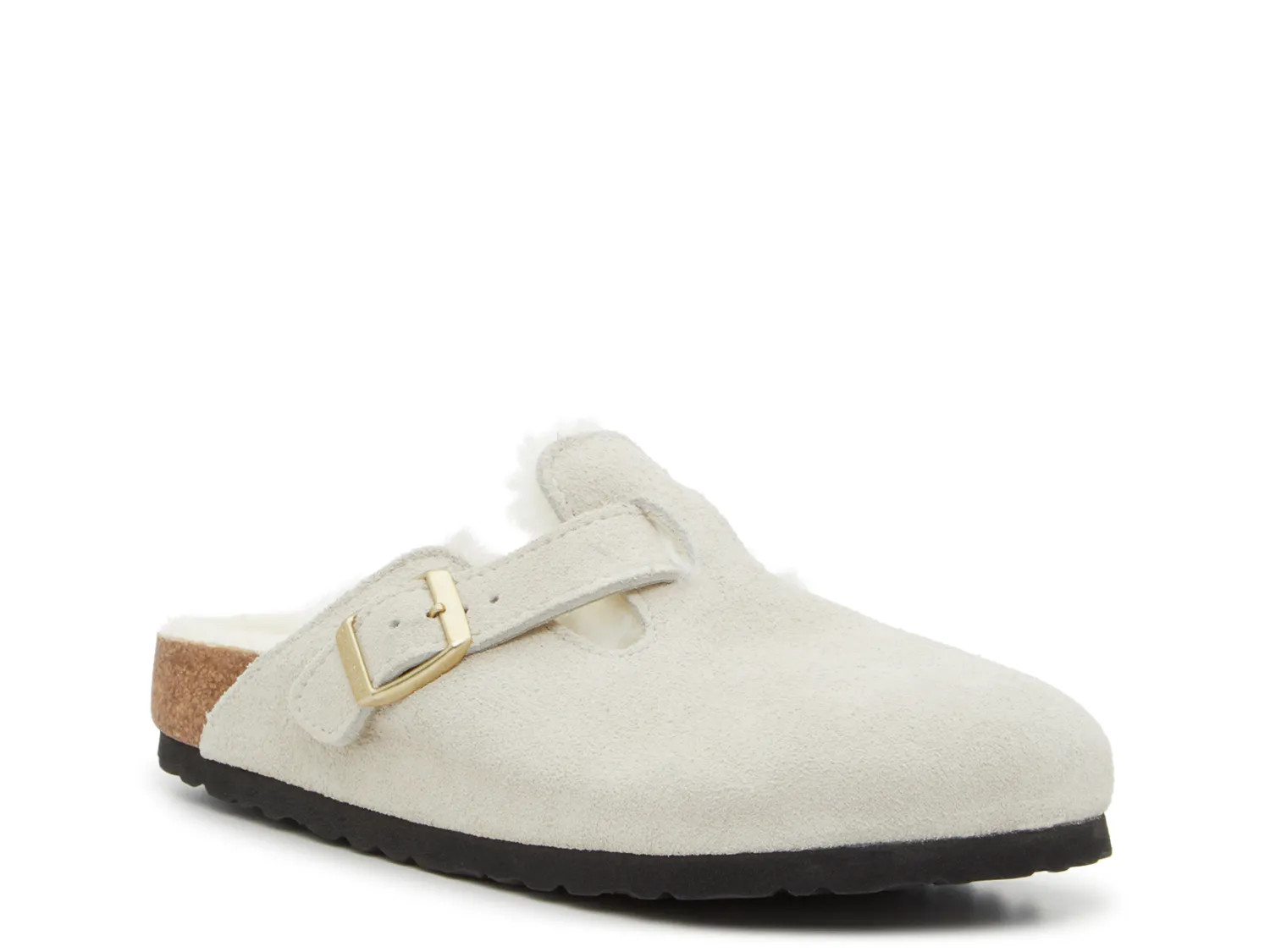 Birkenstock Boston Shearling Clog | Women's | Antique Off White | Size EU 39 / US Womens 8-8.5 / Mens 6-6.5 | Clogs | DSW