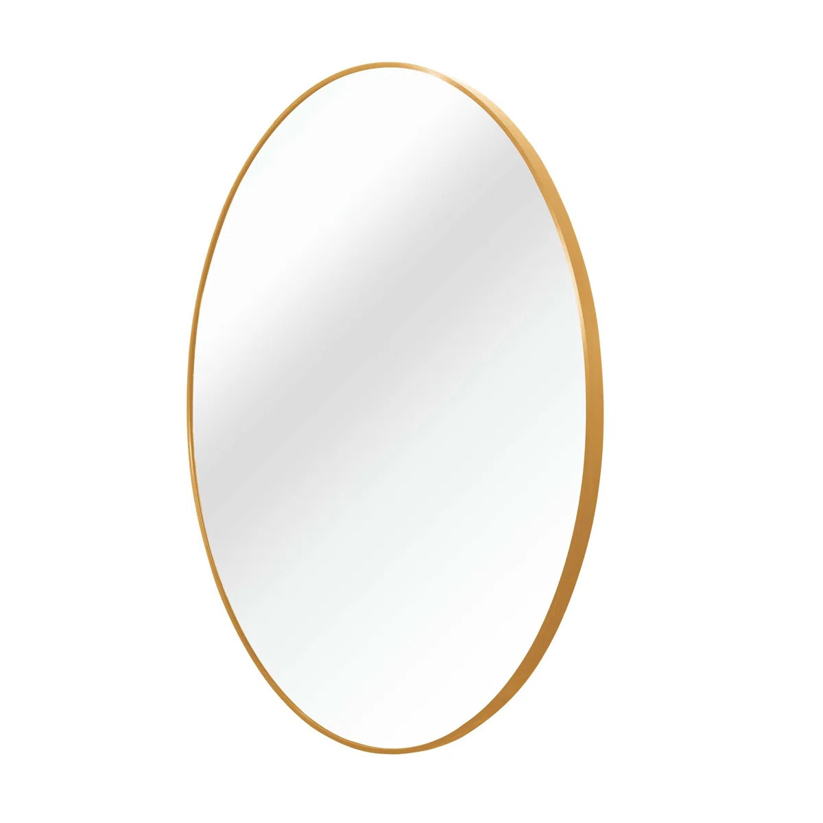 Hermien Bathroom Mirror Aluminum Alloy Wall Mirror | Wayfair North America