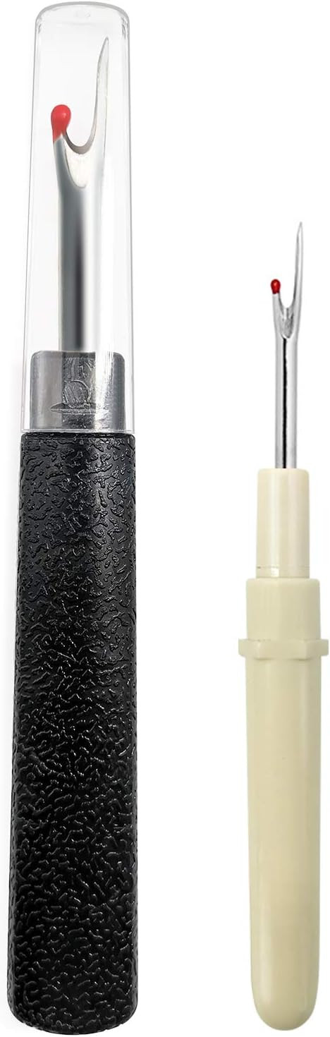 2PCS Seam Rippers, Sharp Sewing Seam Thread Remover Stitch Unpicker with Ergonomic Handles for Needle Work Patterns and Sewing Clothes | Amazon (US)