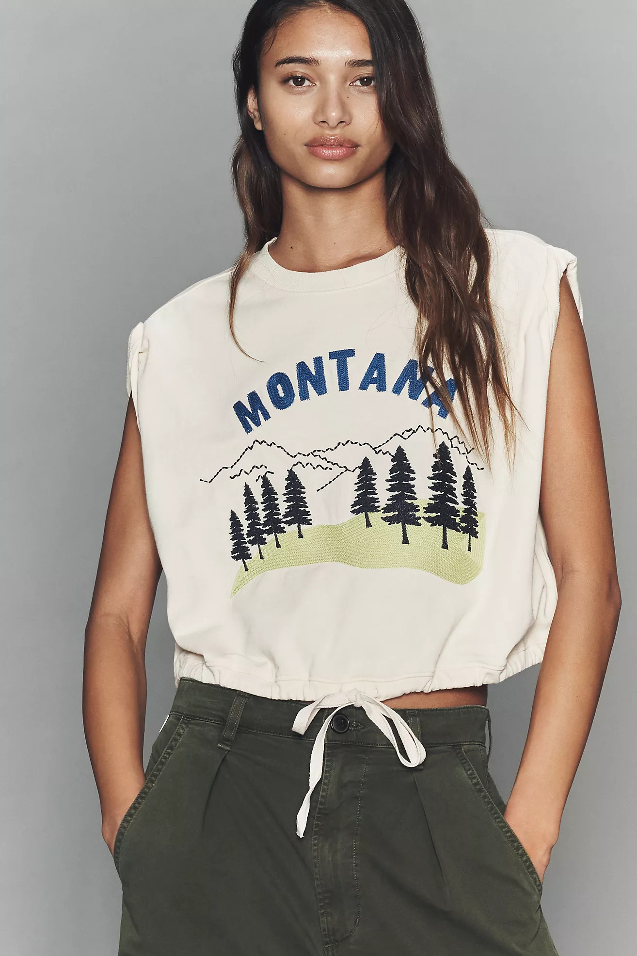 By Anthropologie Bubble-Hem Tee | Anthropologie (US)