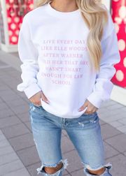 Elle Woods Law School Crewneck | AMUSE Collection