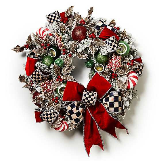 Bake Shop Illuminated 28" Wreath | MacKenzie-Childs