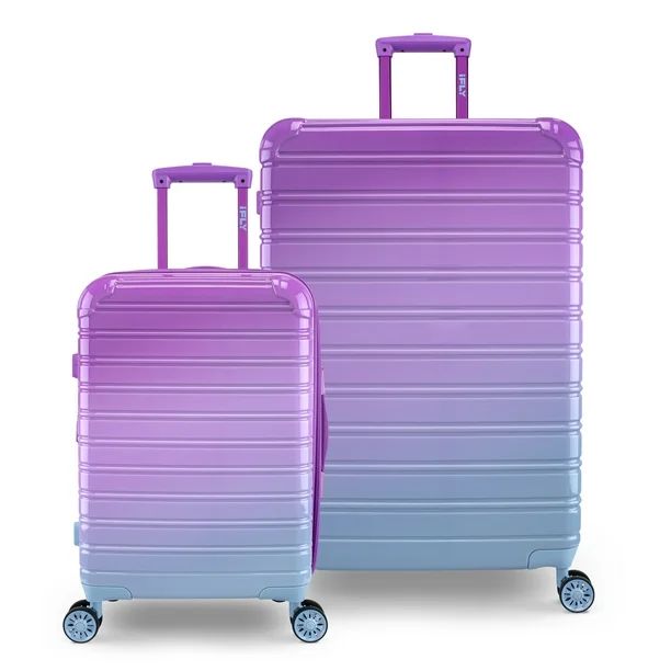 iFLY Hardside Luggage Fibertech 2 Piece Set, 20 Inch Carry-on Luggage and 28 Inch Checked Luggage... | Walmart (US)