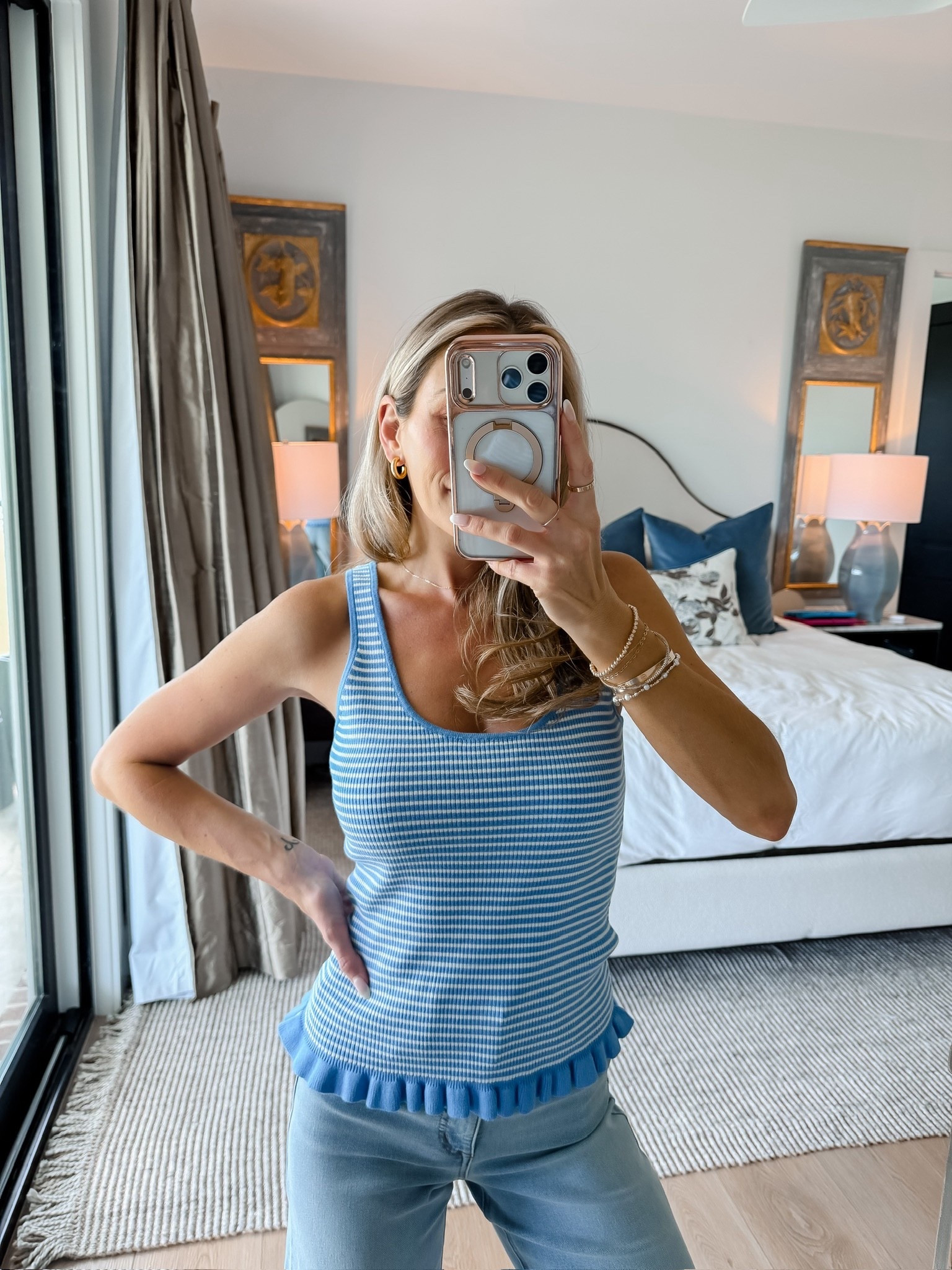 Walmart NEW ARRIVAL! 💙
This tank is so cute, and so fun for Summer! 

#LTKPetite #LTKootd #LTKmomlife