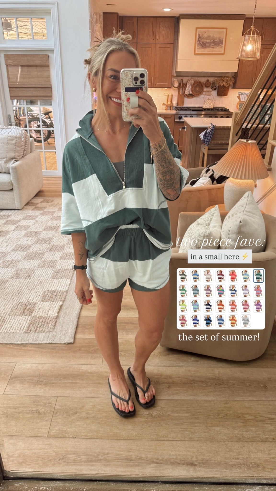 Cutie striped Amazon set — TONS of colors 🙌🏼🌼 in the small! 

Ootd / Amazon fashion / cute / casual / comfy / Holley Gabrielle / two piece set / crocs sandals 

#LTKPetite #LTKStyleTip #LTKFindsUnder50