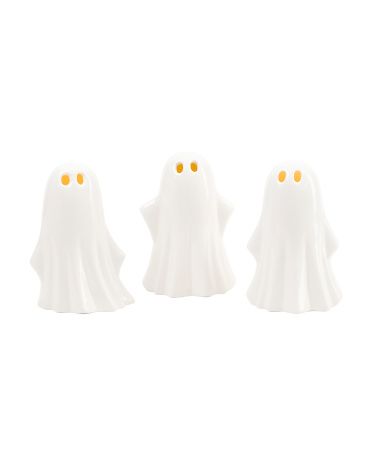 3pk 7in Led Ceramic Ghosts | Halloween | Marshalls | Marshalls