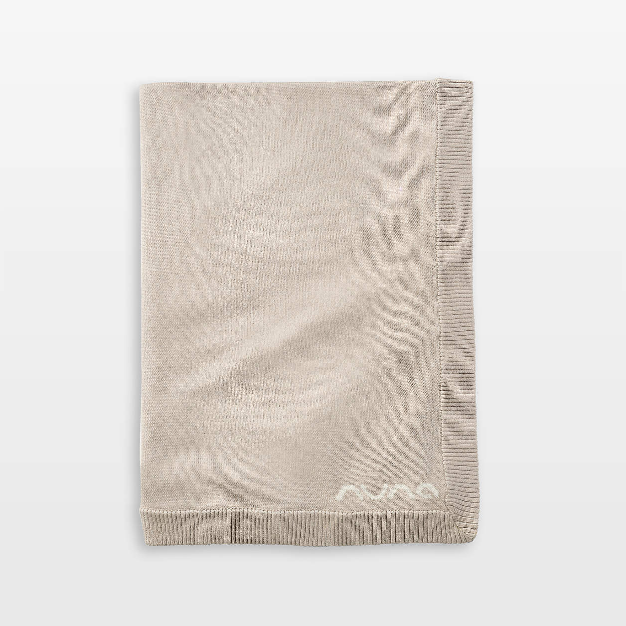 Nuna Tan Cotton Baby Blanket | Crate & Kids | Crate & Barrel