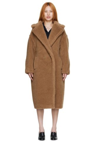 Max Mara - Brown Teddy Coat | SSENSE