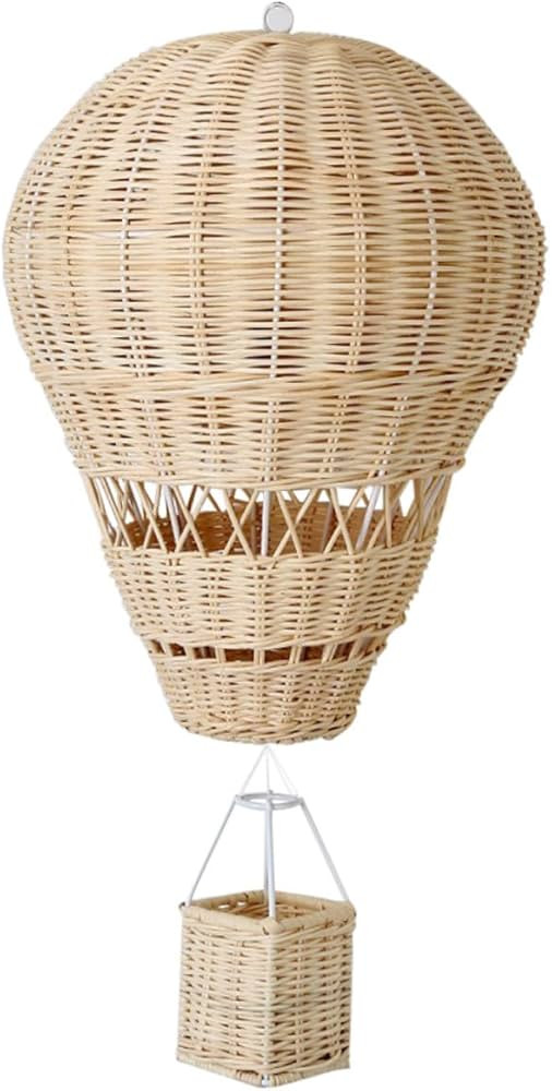 rattan hot air balloon wedding party supplies inflatable hot air balloon beige home decor basebal... | Amazon (US)