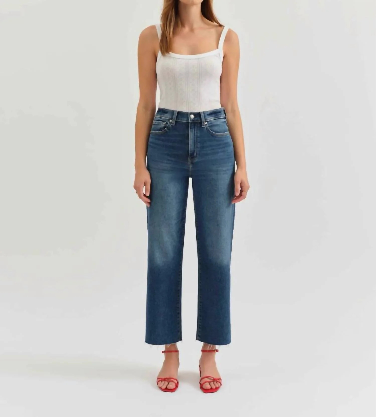 Denim Pleaser High Rise Wide Ankle Jean In Uptown | Shop Simon