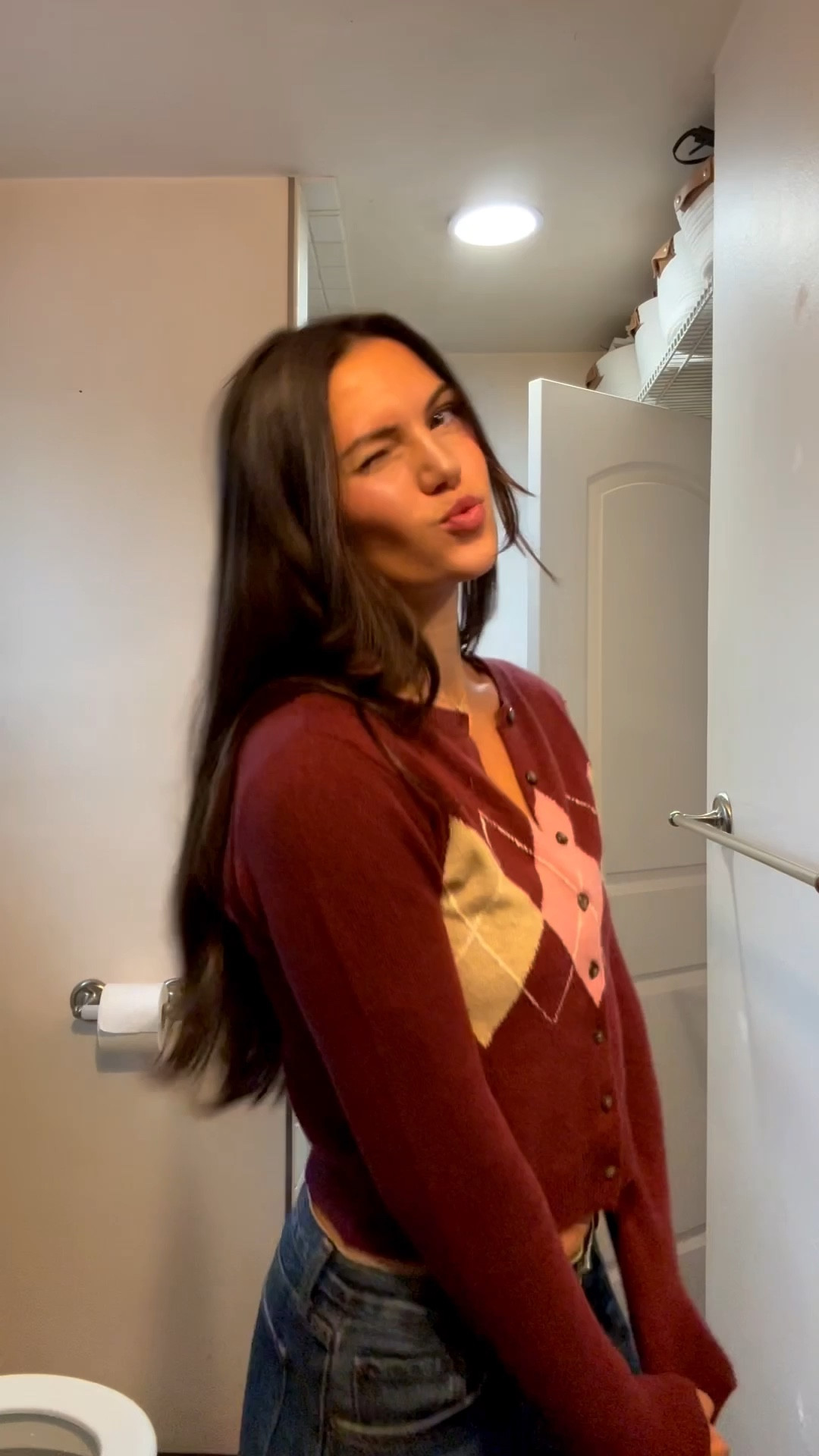 same sweater diff color 😘

fyi even though no one asked : loved how easy flipping the ends of my hair out with a straightener was for a quick classy look. Will def be rotating this in weekly 🥰

#sweaterweather #classysweater #classy #ootd #mamasootd #fallfit #autumn #fallingforautumn #onsale #salesweater #agoldejeans

#LTKSeasonal #LTKStyleTip #LTKBeauty