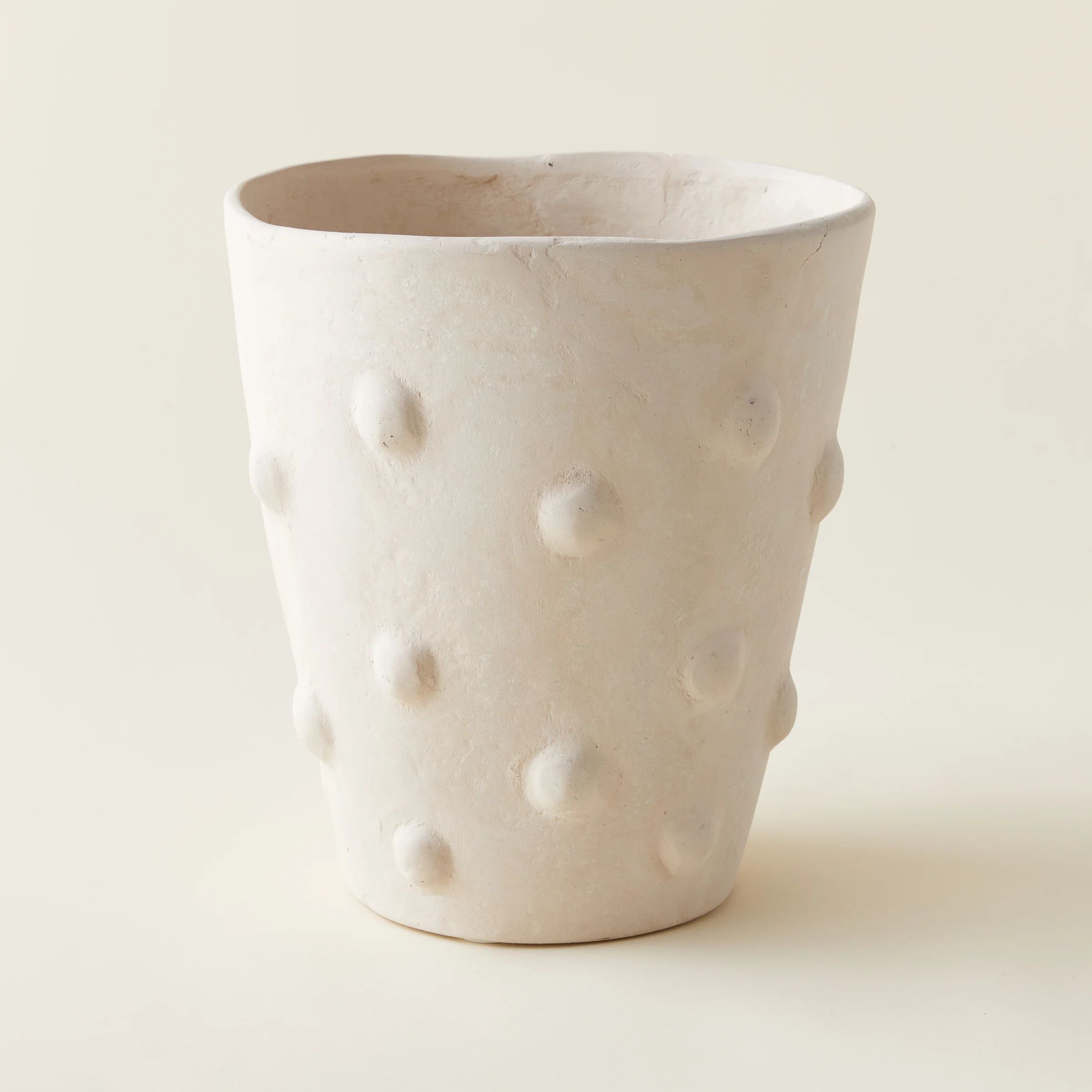 Dotted Paper Mache Vase | Kate Marker Home