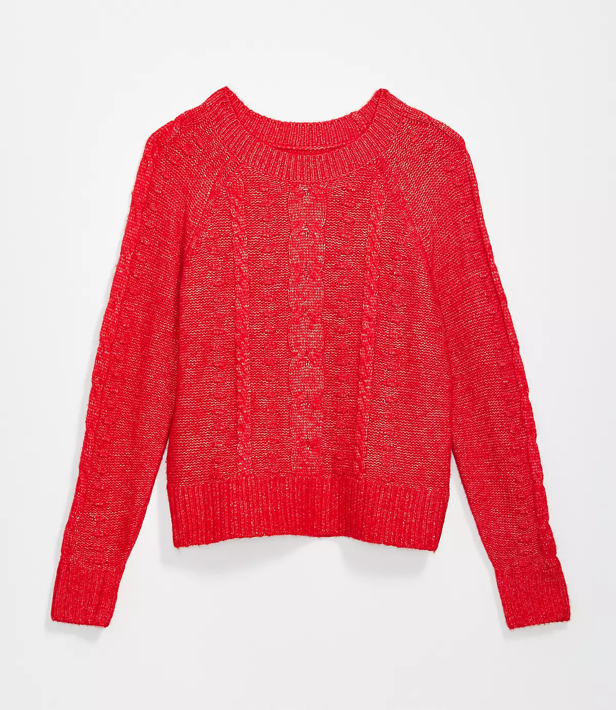 Stitchy Cable Sweater | LOFT