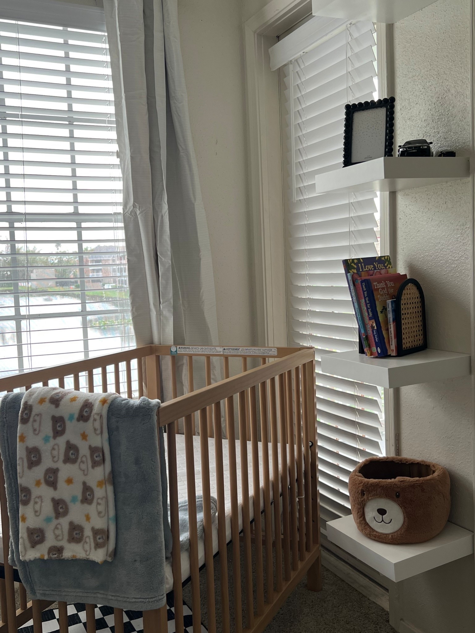 Our mini crib is the perfect addition to our small apt ✨🤍

#LTKBaby